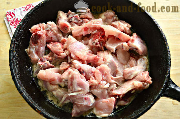 Νόστιμη σάλτσα από κοτόπουλο με ζυμαρικά ή φαγόπυρο - πώς να μαγειρεύουν ένα νόστιμο ζωμό κοτόπουλου, ένα βήμα προς βήμα φωτογραφίες συνταγή