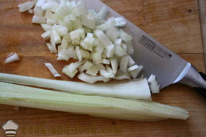 Στιφάδο με φακές, λαχανικά και σάλτσα - πώς να μαγειρεύουν φακές με κρέας και σάλτσα, μια βήμα προς βήμα φωτογραφίες συνταγή