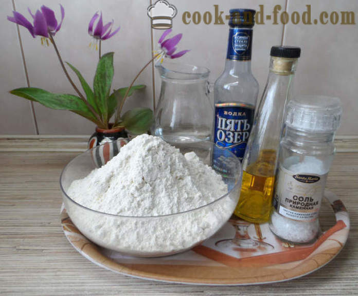 Πίτες με κρέας και τυρί στα ελληνικά - πώς να κάνει πίτες στο σπίτι, βήμα προς βήμα φωτογραφίες συνταγή