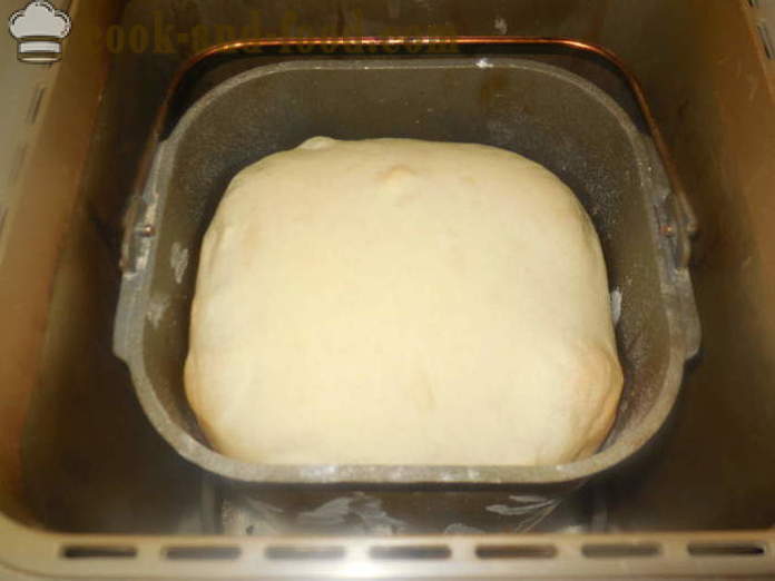 Ψωμί τυρί σε ψωμί maker ορού - πώς να ψήνουν το ψωμί του κατασκευαστή ψωμί με τυρί κρέμα σε ορό, ένα βήμα προς βήμα φωτογραφίες συνταγή