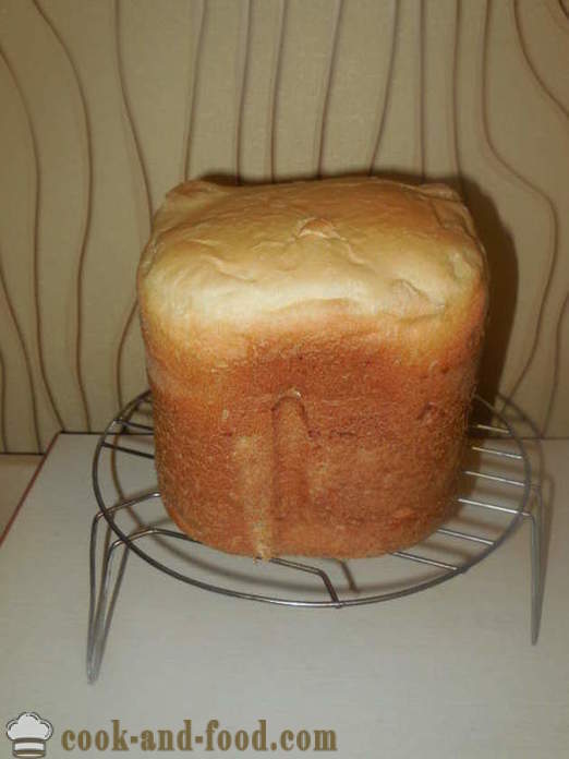 Ψωμί τυρί σε ψωμί maker ορού - πώς να ψήνουν το ψωμί του κατασκευαστή ψωμί με τυρί κρέμα σε ορό, ένα βήμα προς βήμα φωτογραφίες συνταγή