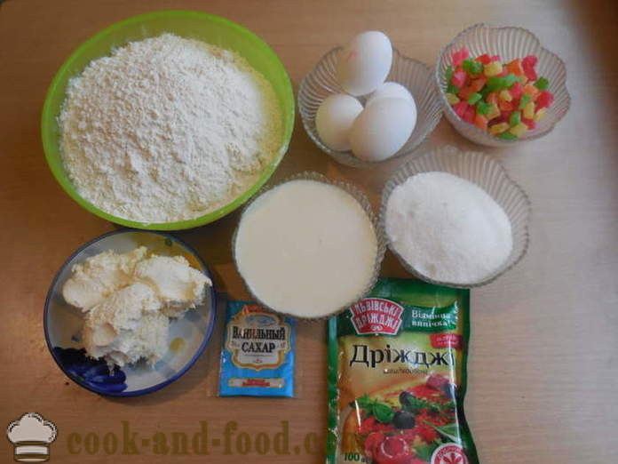 Απλή multivarka Πάσχα κέικ με κρέμα και λιώσει το γάλα - πώς να ψήνουν ένα κέικ σε multivarka, βήμα προς βήμα κέικ απλή συνταγή και φωτογραφιών