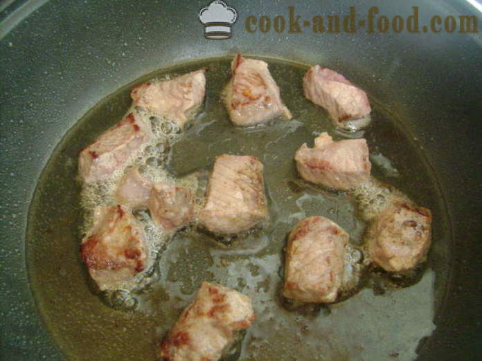 Ψητό κατσαρόλας με κρέας και πατάτες στο φούρνο - πώς να μαγειρεύουν τις πατάτες στην κατσαρόλα με το κρέας, βήμα προς βήμα φωτογραφίες συνταγή