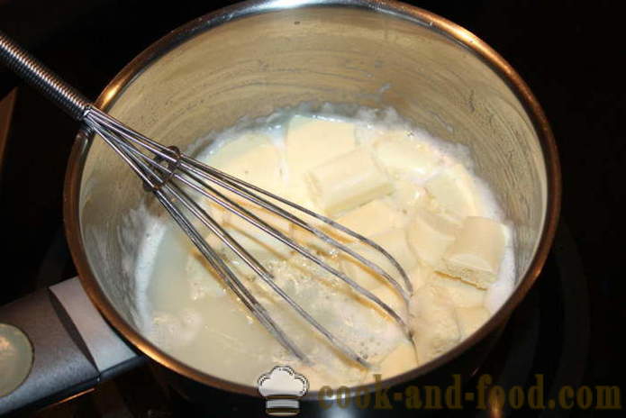 Πηγμένο γάλα για τυρί Πάσχα με σπόρους παπαρούνας και zheltinom - πώς να μαγειρεύουν το Πάσχα cottage τυρί γεμιστά με παπαρούνας, βήμα προς βήμα φωτογραφίες συνταγή
