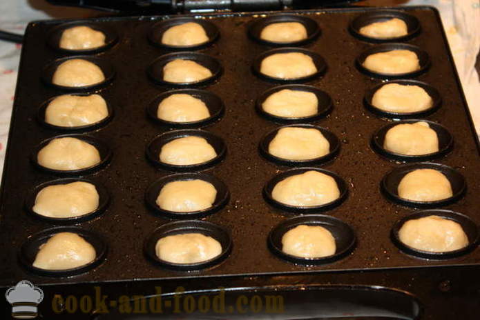 Τα cookies Ξηροί καρποί, όπως ένα παιδί - πώς να κάνει τα μπισκότα με ζαχαρούχο γάλα καρύδια, παλιά βήμα προς βήμα φωτογραφίες συνταγή
