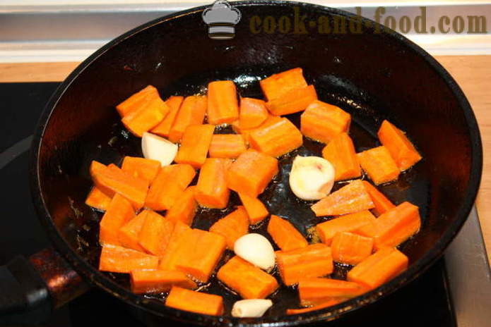 Καυτό σαλάτα λαχανικών με μελιτζάνα - πώς να μαγειρεύουν μια καυτή σαλάτα λαχανικών, poshagovіy συνταγή με μια φωτογραφία