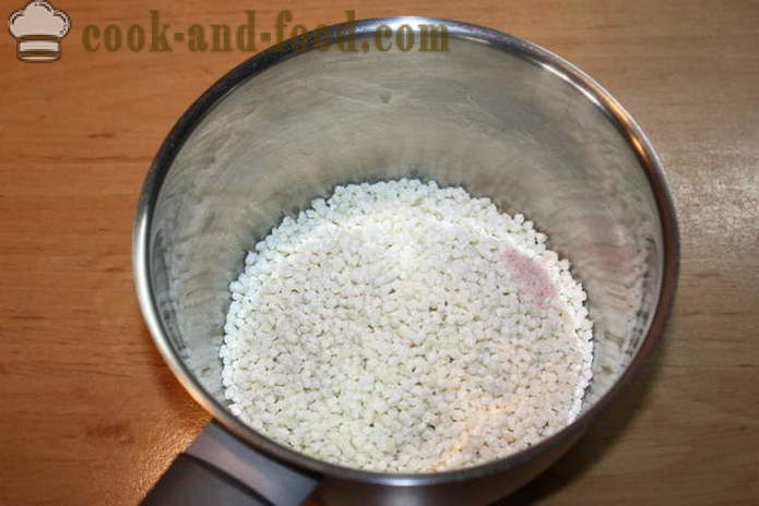 Το γάλα χυλό σάγου - πώς να μαγειρεύουν χυλό σάγου νόστιμο, με μια βήμα προς βήμα φωτογραφίες συνταγή