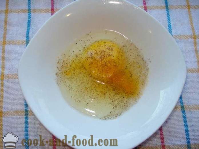 Κλασικό κουρκούτι αυγό για το τηγάνισμα μπριζόλες ή ψάρια - πώς να μαγειρεύουν το κτύπημα στο σπίτι, βήμα προς βήμα φωτογραφίες συνταγή