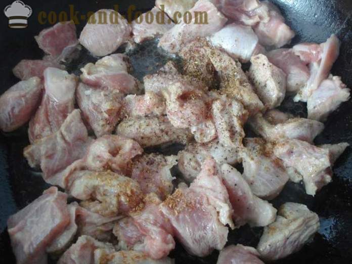 Βοδινό γκούλας σε μια κατσαρόλα - πώς να μαγειρεύουν ένα νόστιμο γκούλας βοείου κρέατος, ένα βήμα προς βήμα φωτογραφίες συνταγή