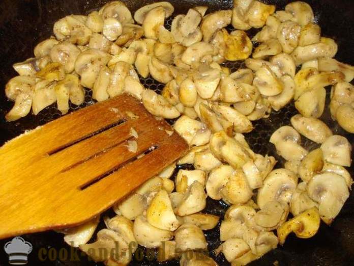 Φρέσκα μανιτάρια τηγανισμένα σε μια κατσαρόλα - πώς να μαγειρεύουν τηγανητές μανιτάρια, ένα βήμα προς βήμα φωτογραφίες συνταγή