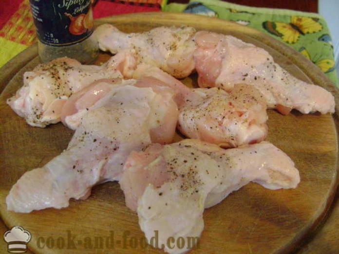 Φτερούγες κοτόπουλου σε κουρκούτι στο τηγάνι - πώς να μαγειρεύουν φτερούγες κοτόπουλου σε κουρκούτι, με μια βήμα προς βήμα φωτογραφίες συνταγή