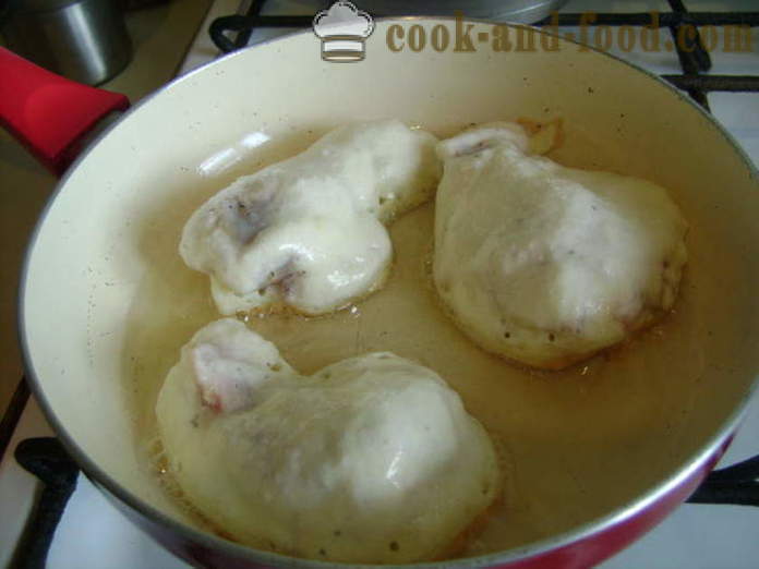 Φτερούγες κοτόπουλου σε κουρκούτι στο τηγάνι - πώς να μαγειρεύουν φτερούγες κοτόπουλου σε κουρκούτι, με μια βήμα προς βήμα φωτογραφίες συνταγή