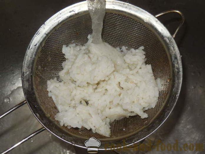 Συκώτι μπριζόλες συκώτι κοτόπουλου με ρύζι και άμυλο - πώς να μαγειρεύουν ένα νόστιμο συκώτι μπιφτέκια, ένα βήμα προς βήμα φωτογραφίες συνταγή