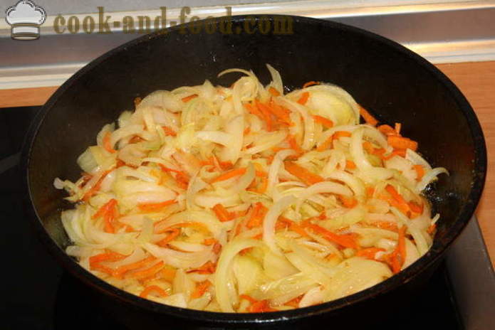 Νόστιμο πιάτο ρύζι με τα καρότα, το κρεμμύδι και το σκόρδο - πώς να μαγειρεύουν ένα νόστιμο πιάτο ρύζι, ένα βήμα προς βήμα φωτογραφίες συνταγή