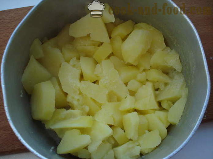 Γέμιση για ζυμαρικά με πατάτες - πώς να κάνει γέμιση για ζυμαρικά και πατάτες, με μια βήμα προς βήμα φωτογραφίες συνταγή
