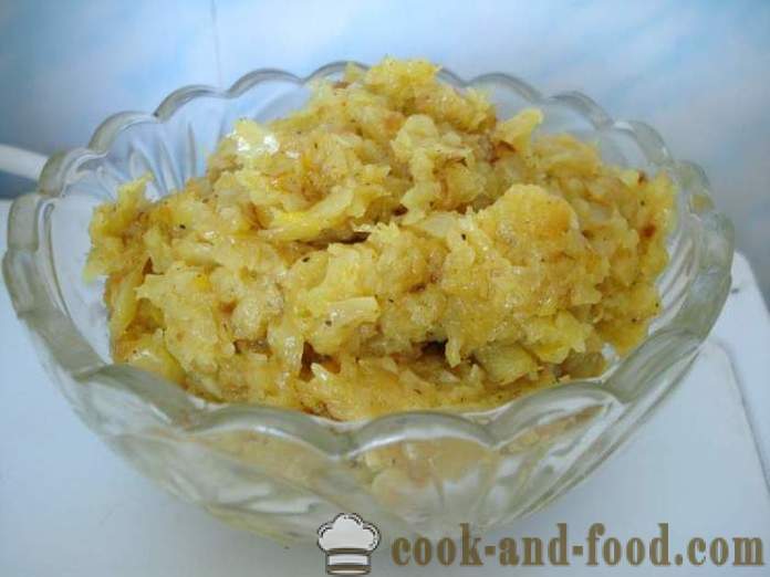 Tasty χαβιάρι κρεμμύδι - πώς να μαγειρεύουν τα αυγά με ένα τόξο, μια βήμα προς βήμα φωτογραφίες συνταγή