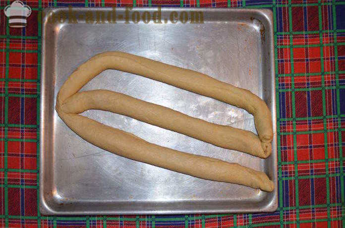 Γλυκό ψωμάκια - πλεξίδα με μαρμελάδα, πώς να κάνετε muffins στο σπίτι, βήμα προς βήμα φωτογραφίες συνταγή