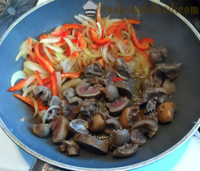 Νεφρού χοιρινό κρέας βρασμένο σε σάλτσα - πώς να μαγειρεύουν τα νεφρά χοιρινό άοσμο, νόστιμο, με μια βήμα προς βήμα φωτογραφίες συνταγή