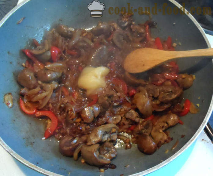 Νεφρού χοιρινό κρέας βρασμένο σε σάλτσα - πώς να μαγειρεύουν τα νεφρά χοιρινό άοσμο, νόστιμο, με μια βήμα προς βήμα φωτογραφίες συνταγή