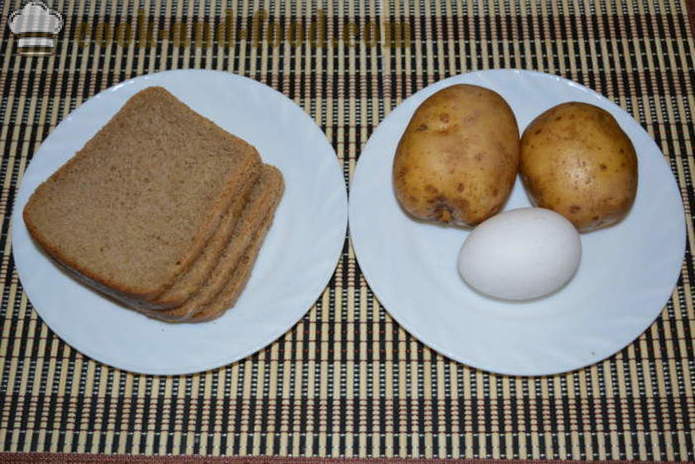 Ζεστό σάντουιτς με τριμμένο πρώτες πατάτες - πώς να κάνει ζεστά σάντουιτς στο τηγάνι, ένα βήμα προς βήμα φωτογραφίες συνταγή