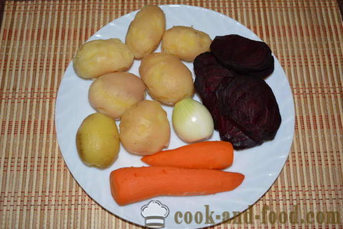 Κλασικό σαλάτα με λάχανο τουρσί και αρακά - πώς να κάνει μια σαλάτα με λάχανο τουρσί, ένα βήμα προς βήμα φωτογραφίες συνταγή