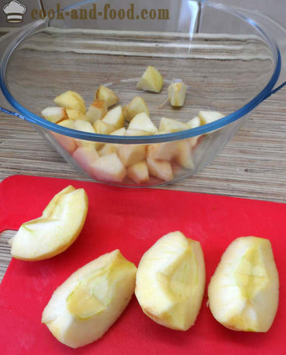 Η Apple μους με ζελατίνη - πώς να κάνει μήλου στο σπίτι, βήμα προς βήμα φωτογραφίες συνταγή