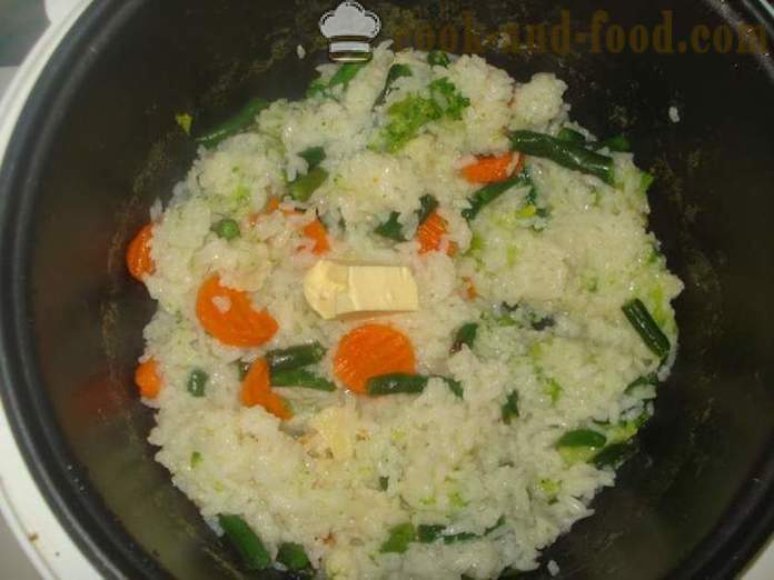 Ρύζι με λαχανικά σε multivarka - πώς να μαγειρεύουν ρύζι με λαχανικά στο multivarka, βήμα προς βήμα φωτογραφίες συνταγή