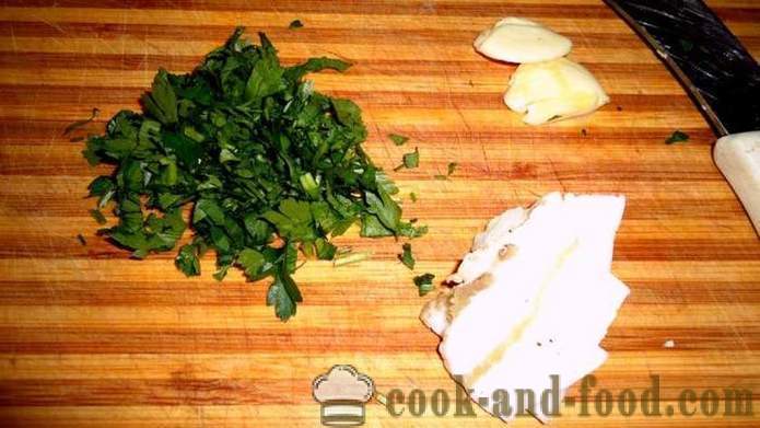 Ρεάλ ουκρανική borsch με μπέικον και το σκόρδο - πώς να μαγειρεύουν πραγματική ουκρανική μπορς καρυκευμένο με μπέικον και σκόρδο, με μια βήμα προς βήμα φωτογραφίες συνταγή