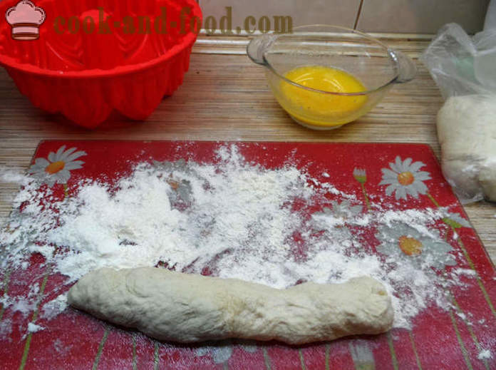 Ψωμί μαϊμού με σκόρδο και πετρέλαιο - πώς να κάνει το ψωμί μαϊμού, ένα βήμα προς βήμα φωτογραφίες συνταγή