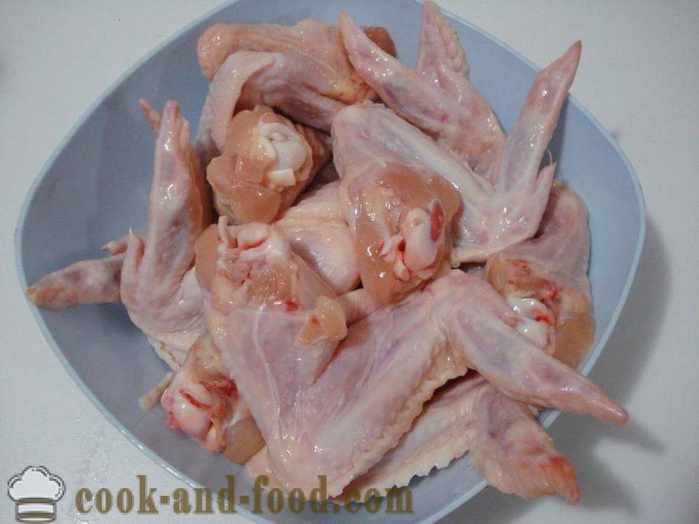 Σουβλάκια από φτερούγες κοτόπουλου - πώς να μαγειρεύουν σουβλάκια από φτερούγες κοτόπουλου, ένα βήμα προς βήμα φωτογραφίες συνταγή