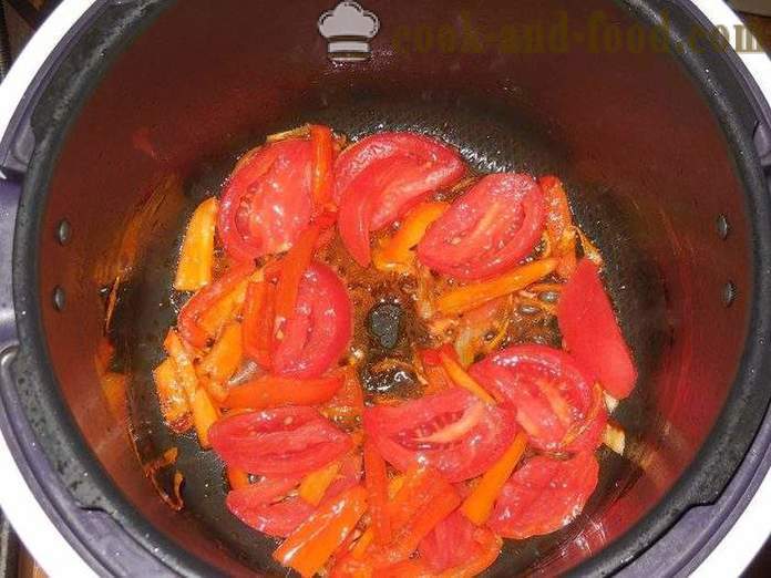 Ομελέτα με ντομάτες στο multivarka - πώς να μαγειρεύουν μια ομελέτα με multivarka, βήμα προς βήμα φωτογραφίες συνταγή