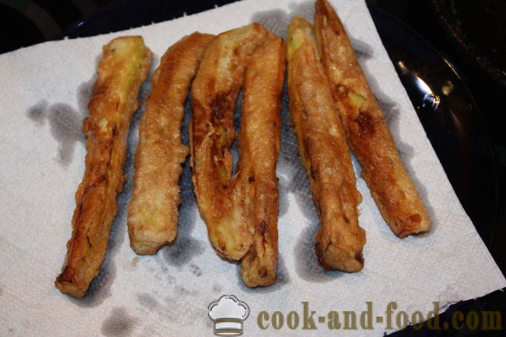 Κολοκυθάκια με κουρκούτι - πώς να μαγειρεύουν κολοκυθάκια σε κουρκούτι στο τηγάνι, μια βήμα προς βήμα φωτογραφίες συνταγή