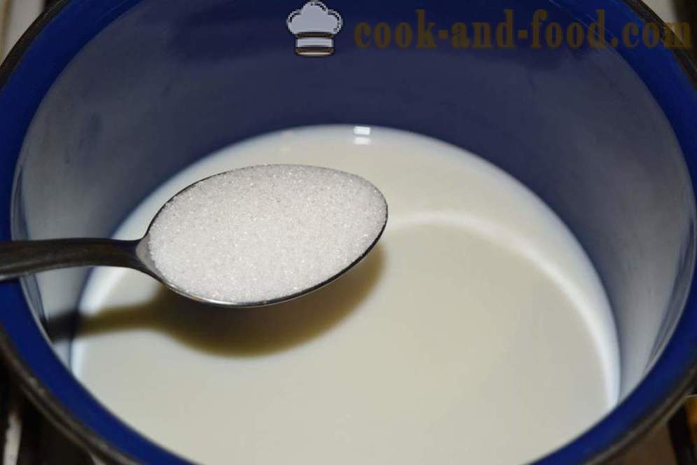 Σιμιγδάλι στο γάλα χωρίς εξογκώματα στο τηγάνι - πώς να μαγειρεύουν κουάκερ με γάλα χωρίς σβώλους, βήμα προς βήμα φωτογραφίες συνταγή