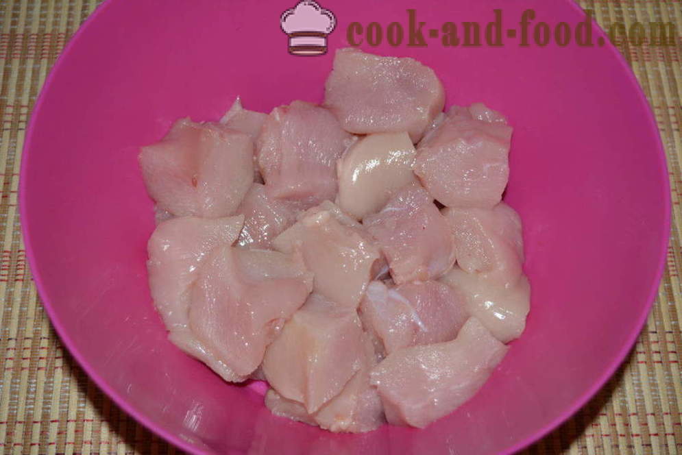 Τα πιο νόστιμα σουβλάκια κοτόπουλο στο φούρνο για σουβλάκια - πώς να μαγειρεύουν ένα σουβλάκι κοτόπουλο στο σπίτι στο φούρνο, με μια βήμα προς βήμα φωτογραφίες συνταγή