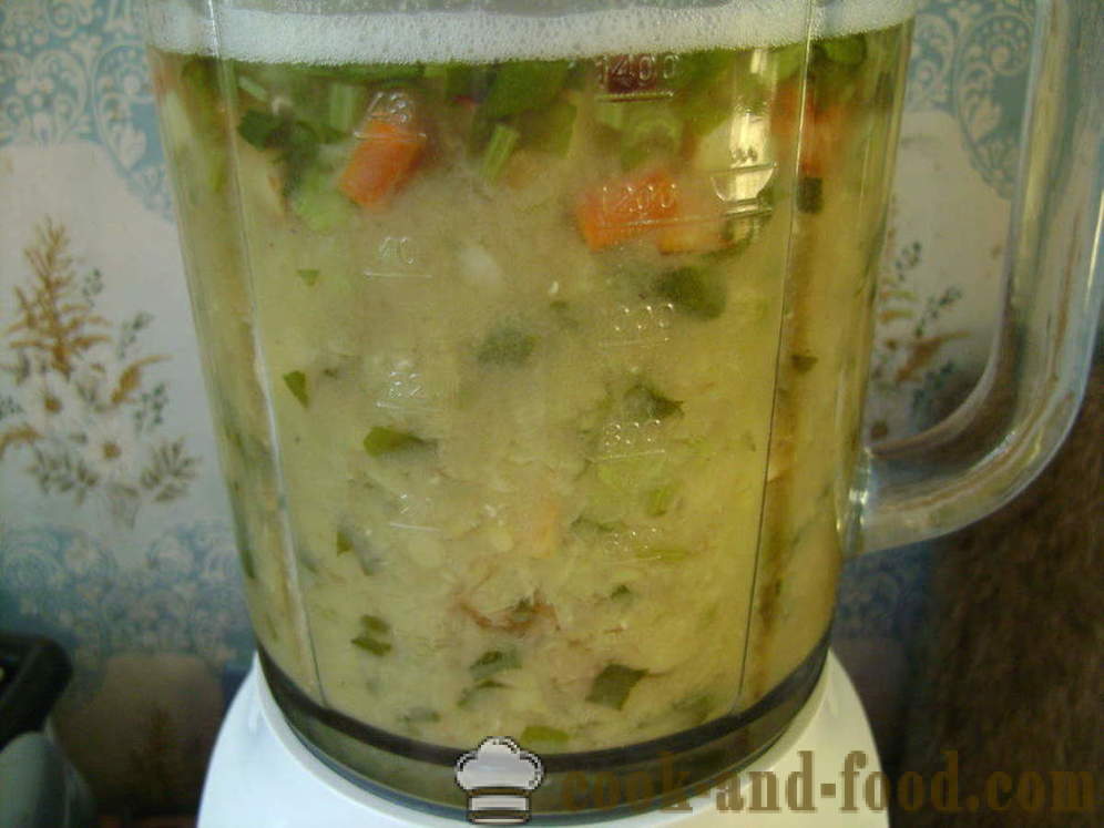 Σούπα φακές - πώς να μαγειρεύουν σούπα από φακές, ένα βήμα προς βήμα φωτογραφίες συνταγή