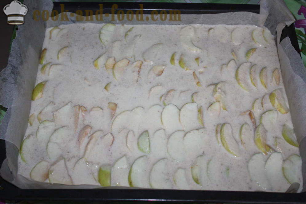 Μηλόπιτα με κανέλα - πώς να ψήνουν μια μηλόπιτα με κανέλα στο φούρνο, με μια βήμα προς βήμα φωτογραφίες συνταγή
