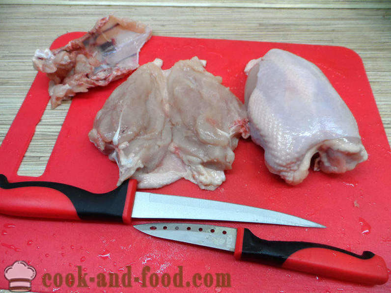 Στήθος κοτόπουλο με μανιτάρια σε λευκό κρασί - πώς να μαγειρέψουν ένα στήθος κοτόπουλου στον ατμό σε multivarka με μανιτάρια, ένα βήμα προς βήμα φωτογραφίες συνταγή