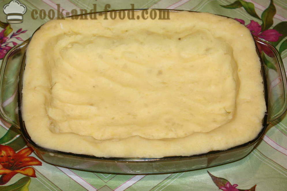 Πατάτα κατσαρόλα με το κρέας - πώς να κάνει μια κατσαρόλα πατάτας με κιμά, μια βήμα προς βήμα φωτογραφίες συνταγή