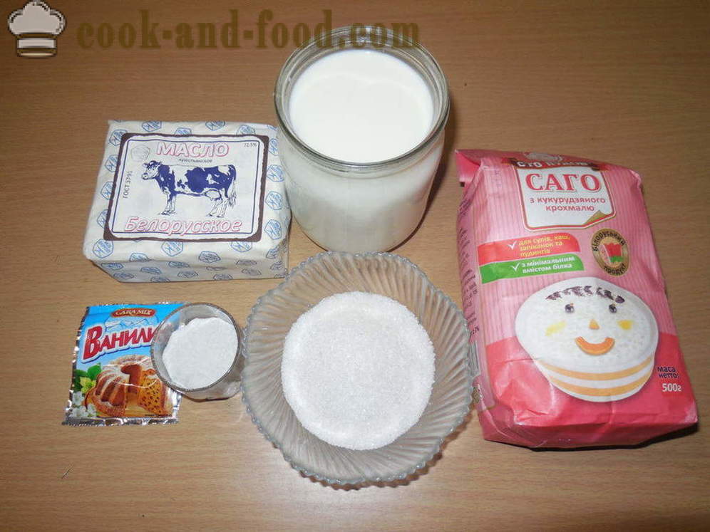 Sago κουάκερ γάλα - πώς να μαγειρεύουν χυλό σάγου γάλα, μια βήμα προς βήμα φωτογραφίες συνταγή