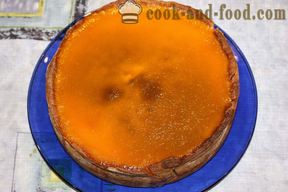 Cottage κατσαρόλα τυρί με ζύμη κουρού και δαμάσκηνα - πώς να κάνει κατσαρόλα τυρί στο φούρνο, με μια βήμα προς βήμα φωτογραφίες συνταγή