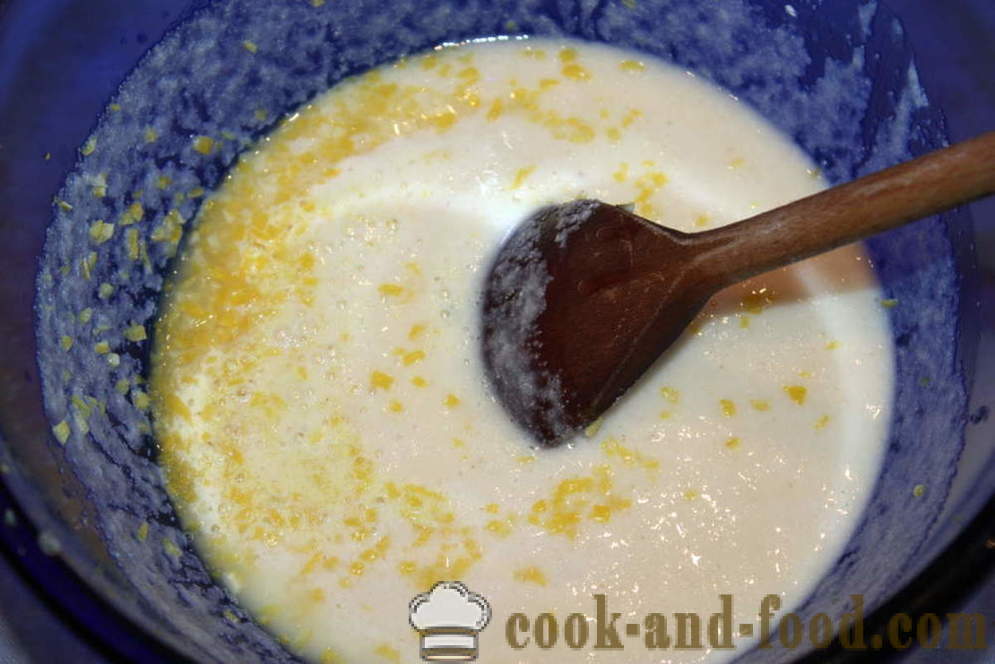Cottage κατσαρόλα τυρί με λεμόνι και σταφύλια - πώς να κάνει κατσαρόλα το τυρί cottage στο σπίτι, βήμα προς βήμα φωτογραφίες συνταγή
