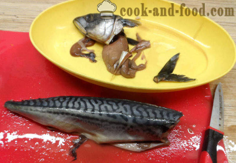 Fishcakes σκουμπρί - πώς να μαγειρεύουν κέικ ψαριών από σκουμπρί, βήμα προς βήμα φωτογραφίες συνταγή