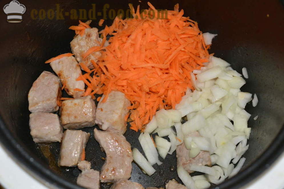Ξινή σούπα από λάχανο τουρσί με multivarka κρέας - πώς να μαγειρεύουν σούπα από λάχανο τουρσί σε multivarka, βήμα προς βήμα φωτογραφίες συνταγή