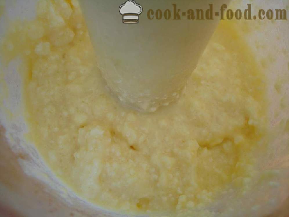 Πηγμένο γάλα για τυρί επιδόρπιο με ζελατίνη και φρούτα, χωρίς ψήσιμο - πώς να μαγειρεύουν cheesecake επιδόρπιο στο σπίτι, βήμα προς βήμα φωτογραφίες συνταγή