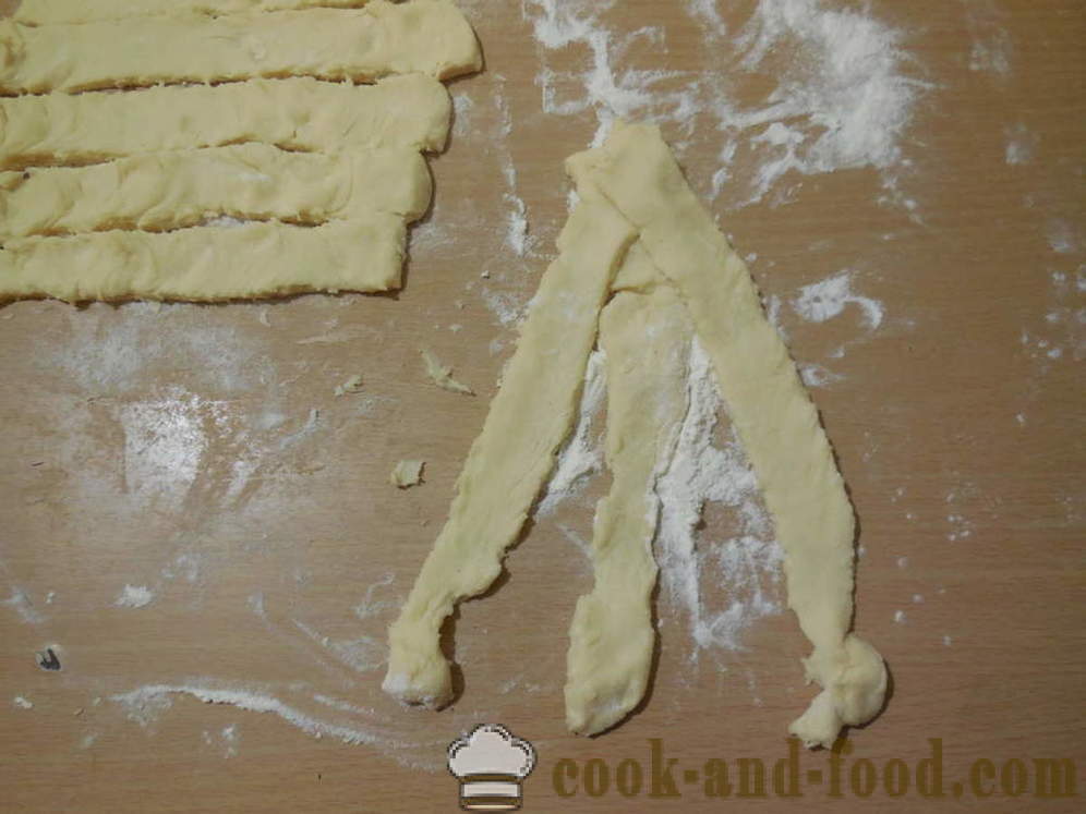 Απλή μπισκότα τυρί cottage - πώς να κάνει τα μπισκότα τυρί cottage, ένα βήμα προς βήμα φωτογραφίες συνταγή