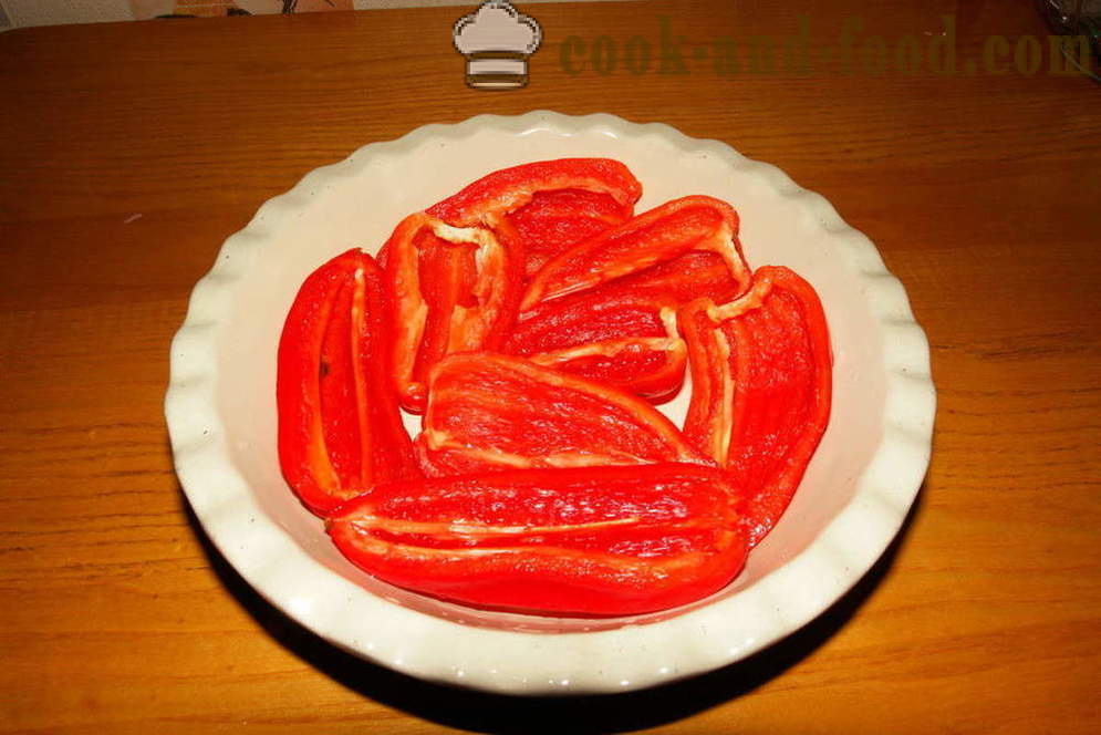 Διαιτητικά γεμιστές πιπεριές ψητές στο φούρνο - πώς να μαγειρεύουν γεμιστές πιπεριές με βάση το κρέας και το ρύζι, με μια βήμα προς βήμα φωτογραφίες συνταγή