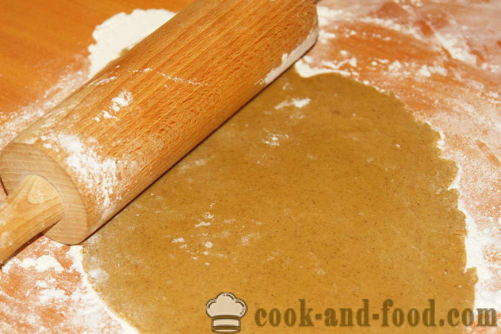 Μπισκότα Ψωμί με κανέλα και το μέλι - πώς να κάνει ένα σπίτι μελόψωμο, βήμα προς βήμα φωτογραφίες συνταγή