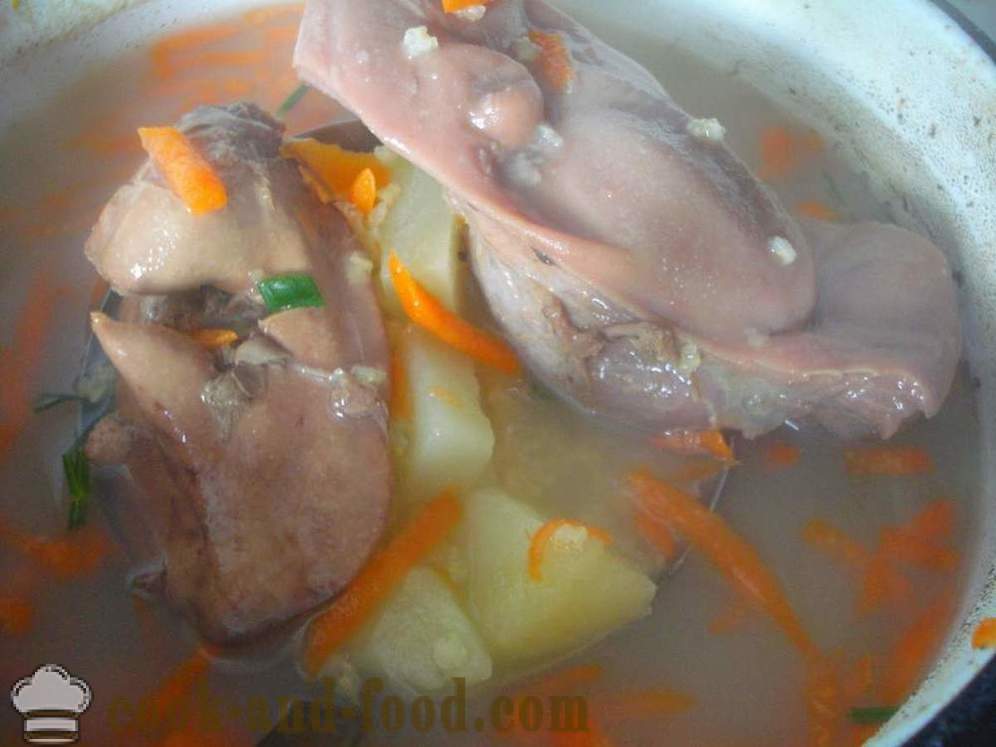 Σούπα κεχρί Γκιμπλέτ - πώς να μαγειρεύουν σούπα με κεχρί, ένα βήμα προς βήμα φωτογραφίες συνταγή