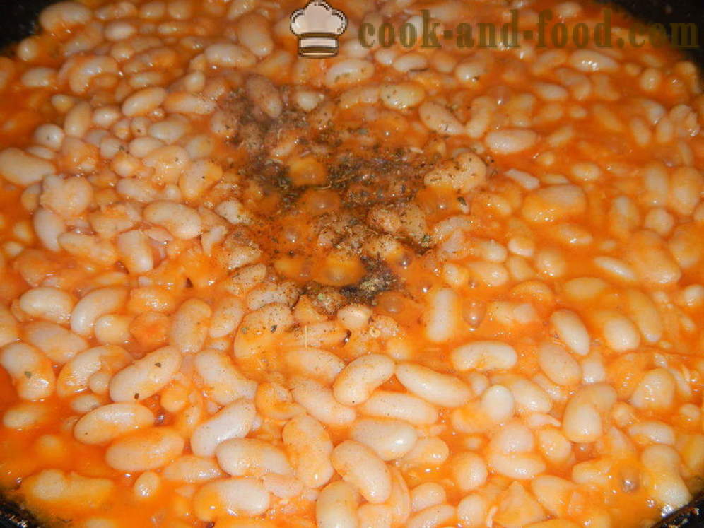 Lobio ή ψητά φασόλια σε σάλτσα ντομάτας - πώς να μαγειρεύουν lobio φασόλια, ένα βήμα προς βήμα φωτογραφίες συνταγή