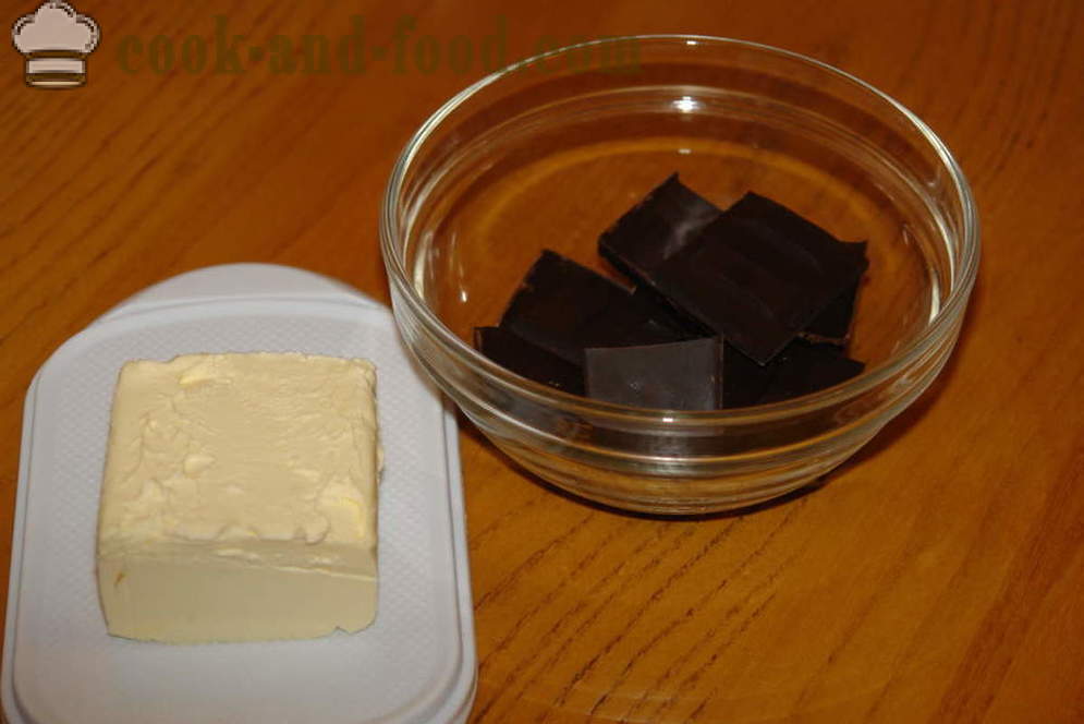 Ένα νόστιμο παντεσπάνι σοκολάτας με κρέμα γάλακτος - πώς να κάνει ένα κέικ σοκολάτας, ένα βήμα προς βήμα φωτογραφίες συνταγή